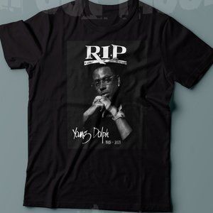 RIP Young Dolph T Shirt Legends never die in memoriam Dedication Tribute Tee XXL